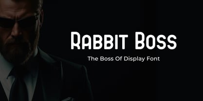 Rabbit Boss Font Poster 1