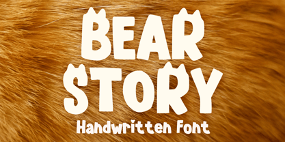 Bear Story Font Poster 1