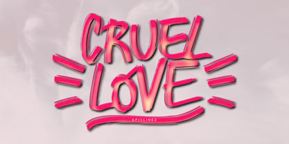 Cruel Love Font Poster 1