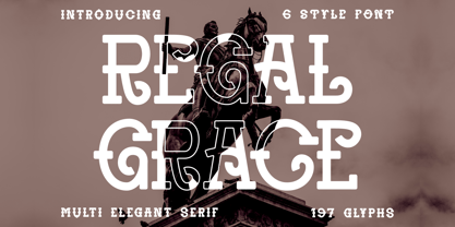 Regal Grace Font Poster 1