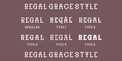 Regal Grace Font Poster 10