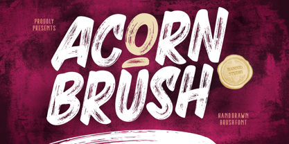 Acorn Brush Font Poster 1
