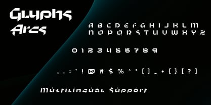 Arcs Font Poster 2