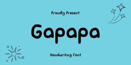 Gapapa Font Poster 1