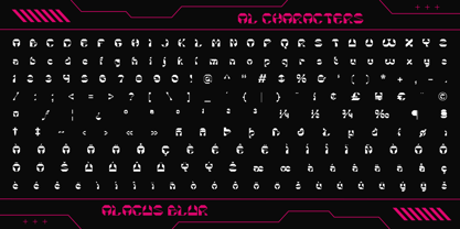 Alacus Blur Font Poster 6