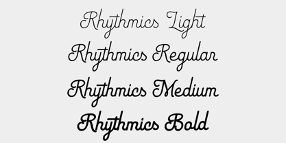 Rhythmics Font Poster 3