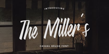 The Millers Font Poster 1