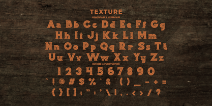 Woodshed Font Poster 12