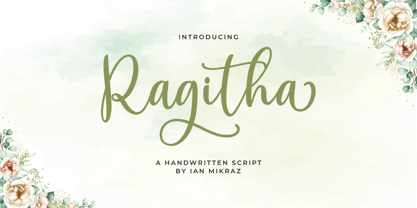 Ragitha Font Poster 1