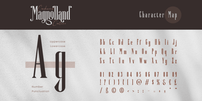 Magnolland Font Poster 2