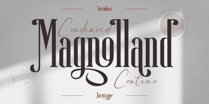 Magnolland Font Poster 1
