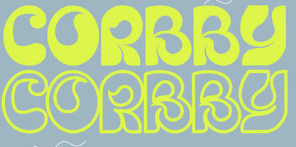 Corbby Font Poster 1