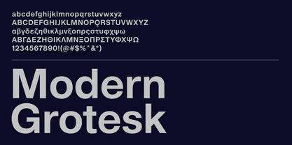 CF Mod Grotesk Police Poster 7