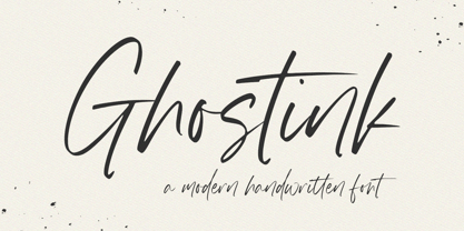 Ghostink Font Poster 1