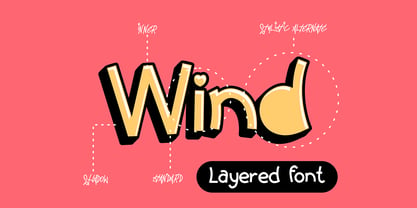 Wind Kids Font Poster 4