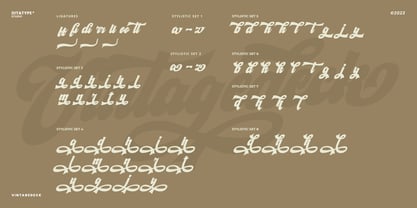 Vintagedeck Font Poster 8