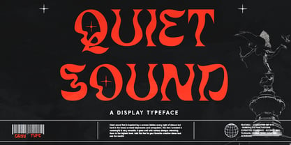 Quiet Sound Font Poster 1