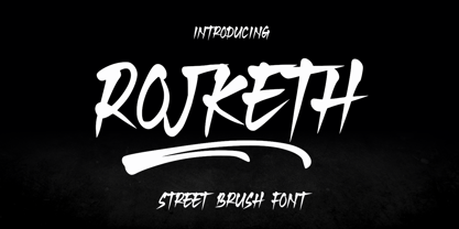 Rojketh Font Poster 1