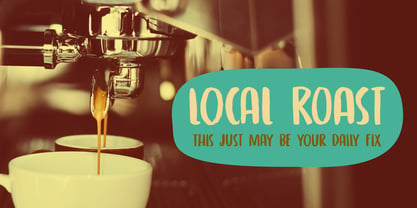 Local Roast Font Poster 1