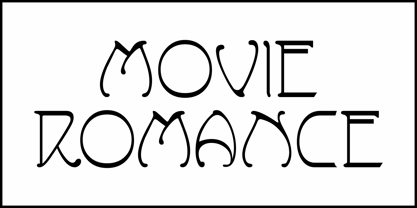 Movie Romance JNL Font Poster 2