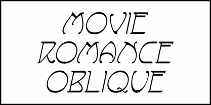 Movie Romance JNL Font Poster 4