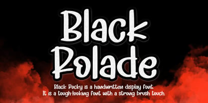 Black Rolade Font Poster 1