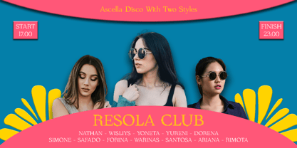 Ascella Disco Font Poster 3