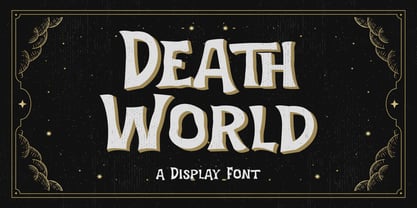 Death World Font Poster 1