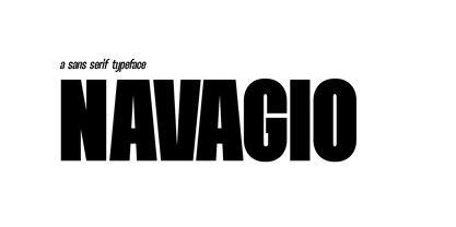 Navagio Font Poster 1