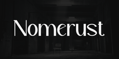 Nomerust Font Poster 1