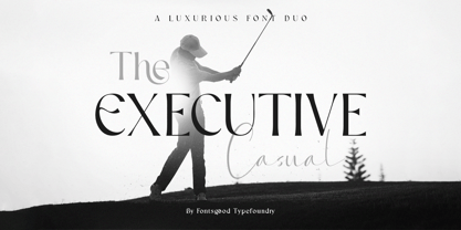 The Executive Casual Font Poster 1
