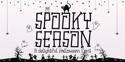 Spooky Season Font Poster 1