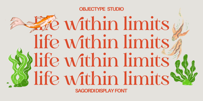 Sagordi Font Poster 2