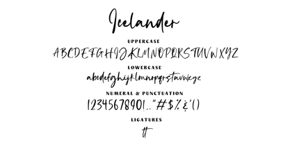 Icelander Font Poster 9