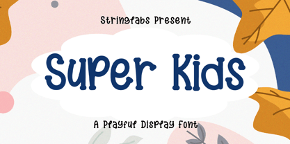 Super Kids Font Poster 1