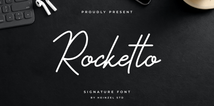 Rocketto Font Poster 1