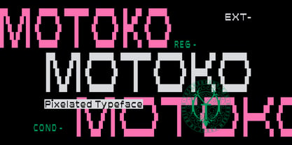 Motoko Font Poster 1