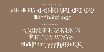 Balerga Font Poster 8