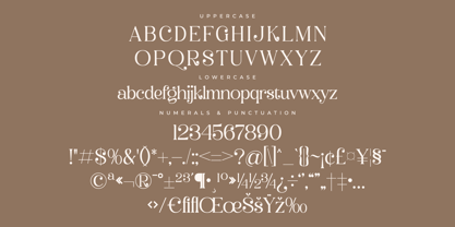 Balerga Font Poster 7