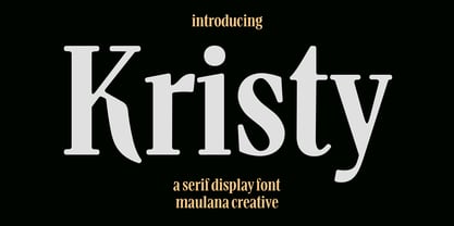 MC Kristy Font Poster 1