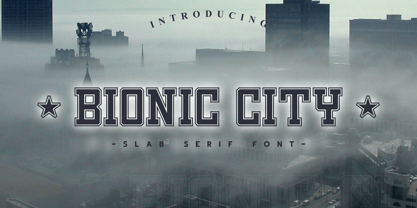 Bionic City Font Poster 1