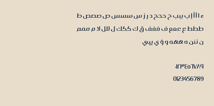 OYReem arabic Font Poster 9