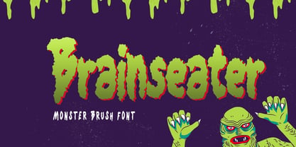 Brainseater Font Poster 1