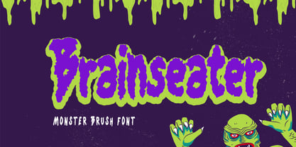 Brainseater Font Poster 2