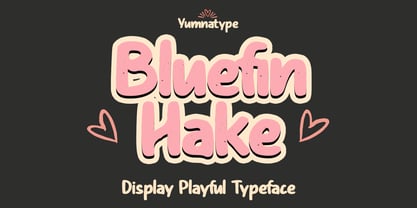 Bluefin Hake Font Poster 1