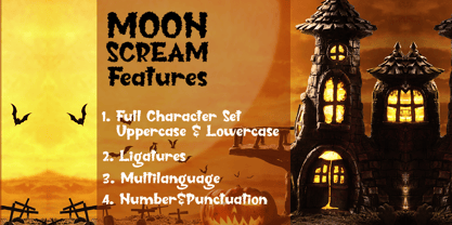 Moon Scream Font Poster 6