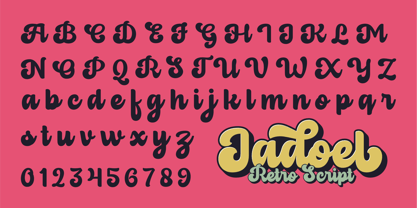 Jadoel Font Poster 2