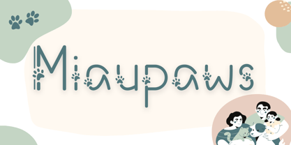 Miaupaws Font Poster 1
