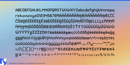 Kinesthesia Font Poster 5