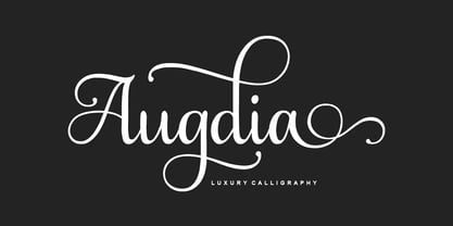 Augdia Font Poster 1